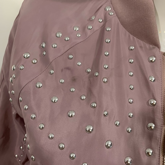Studded Crop Moto Jacket - Picture 7 of 7